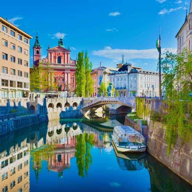 From Trieste: Ljubljana and Lake Bled Full-Day Bus Tour - Ljubljana’s riverfront old center