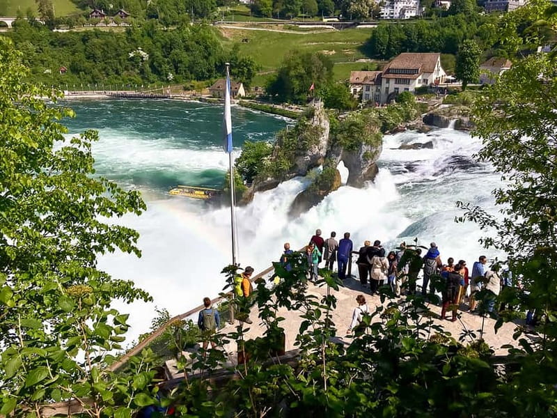 From Zurich: Rhine Falls Coach Tour with Entry Tickets - The road north through Marthalen and Schaffhausen