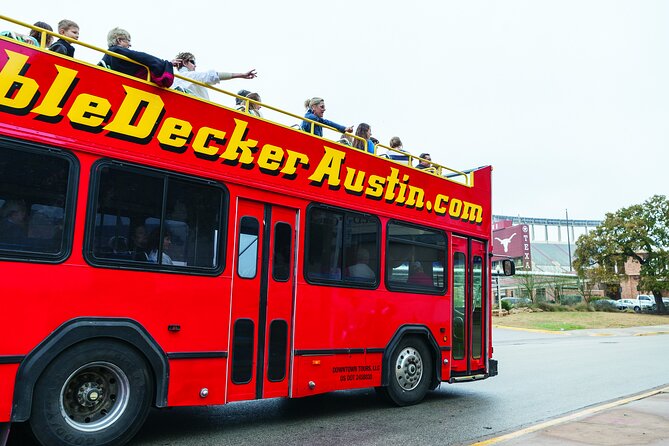 Full-Day Double Decker Austin Hop On Hop Off Sightseeing Tour - The value of the $47.63 ticket