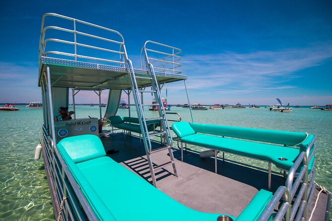Full Day Double Decker Pontoon Boat Rental- Fort Walton Beach - Two Slides Add More Than a Scenic Ride