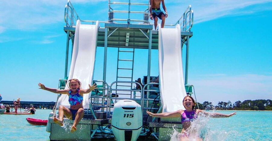 Full Day Double Decker Pontoon Boat Rental- Okaloosa Island - Your eight hours: a flexible water day