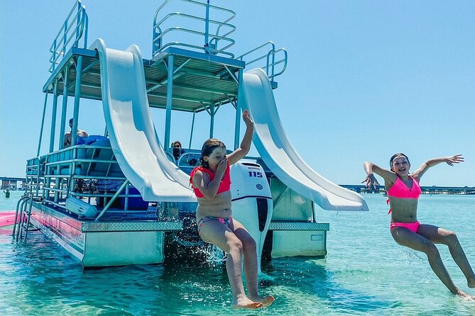 Full Day Double Decker Pontoon Rental in Okaloosa Island - Taking the controls yourself