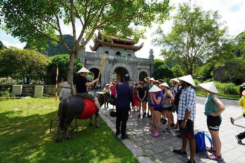Full Day Hoa Lu - Tam Coc - Mua Cave/Buffet/Tour Guide/Bus - A Vietnamese buffet near Tam Coc