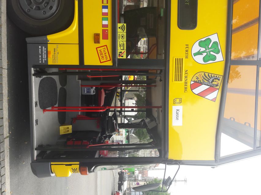 Fürth: City Sightseeing Bus Tour - Audio language and accessibility