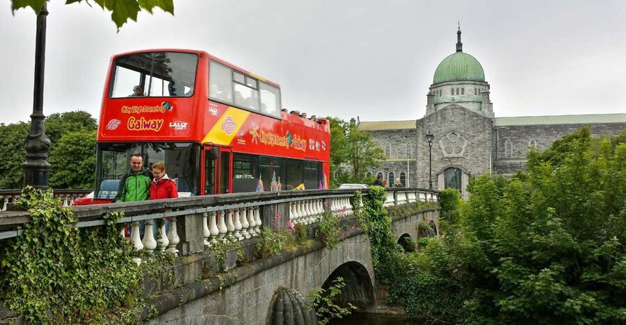 Galway: City Sightseeing Hop-On Hop-Off Bus Tour - Spanish Arch and the Long Walk