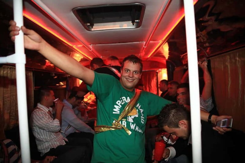 Gdańsk: 1-Hour Private Party Bus with Vodka Package - Starting with pickup and the welcome drinks