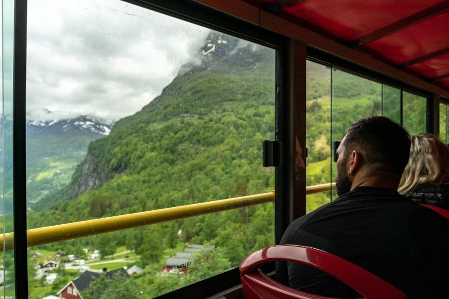 Geiranger: City Sightseeing Hop-On Hop-Off Bus Tour - Hole and the ride between stops