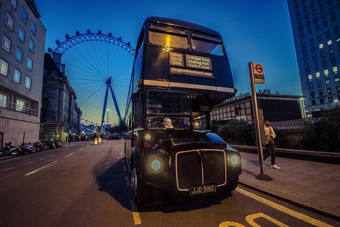 Ghost Bus Tour of London - London Bridge, Southwark Cathedral, and the river side of the route