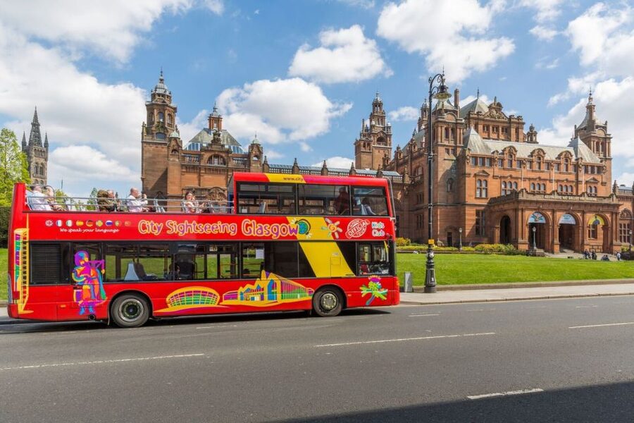 Glasgow: City Sightseeing Hop-On Hop-Off Bus Tour - The tour at a glance