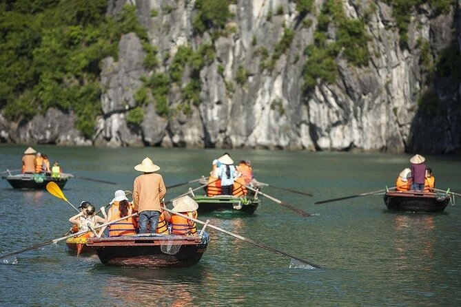 Ha Long Bay Day Cruise, Cave, Kayaking, Swimming, Bus & Lunch - From Hanoi to Tuan Chau Harbour