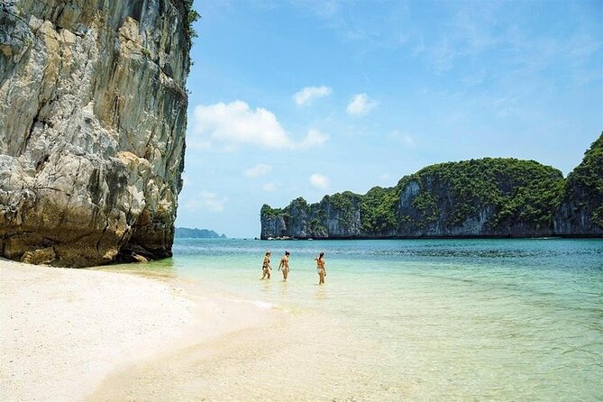 Ha Long Bay Day Cruise, Cave, Kayaking, Swimming, Bus & Lunch - Kayaking or bamboo boat at Luon Cave