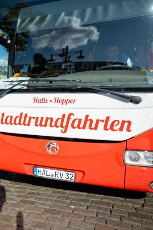 Halle (Saale) : Die Stadtrundfahrt mit dem Bus - Opera Halle, Moritzburg, and the Leopoldina