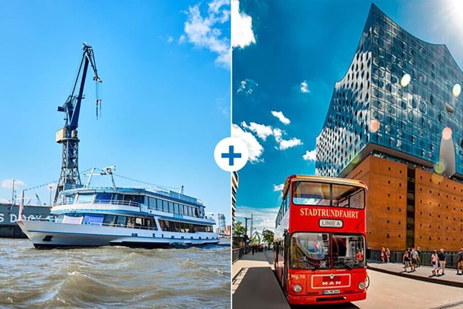 Hamburg: Harbor Cruise and Bus City Hop-On Hop-Off Tour - Speicherstadt and the harbor cruise