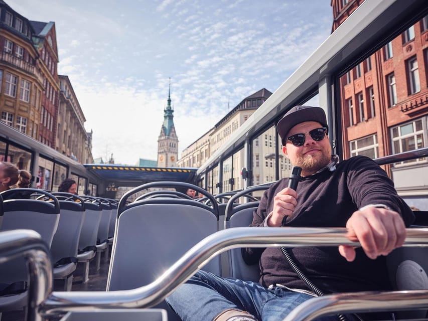 Hamburg: Hop-On Hop-Off Bus City Tour - Line F - Reeperbahn, Hans Albers Square, and Beatles Square