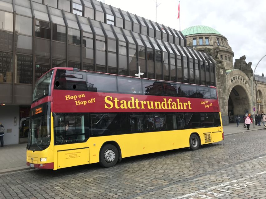 Hamburg: Line C Sightseeing Hop-On Hop-Off Bus Tour - St. Georg and the wider city view