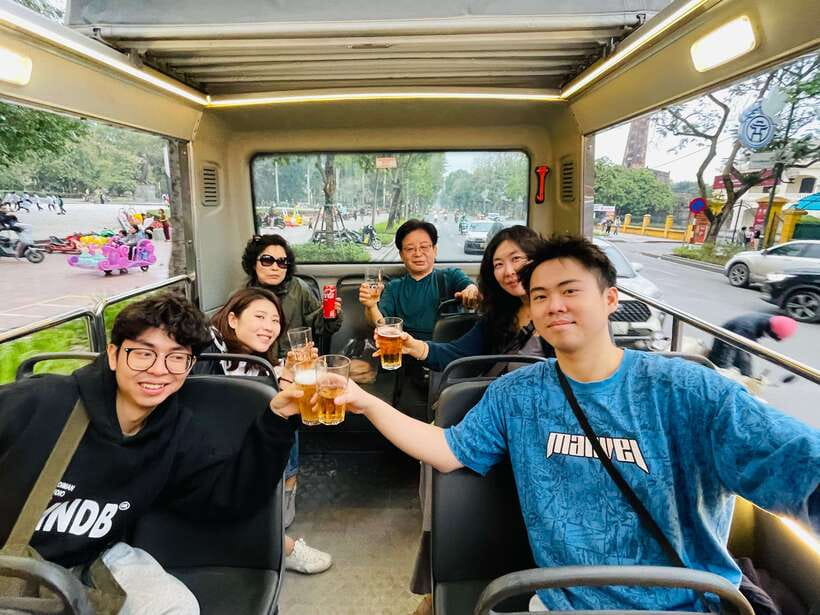 Hanoi Exclusive Craft Beer Bus: Cultural Sightseeing Tour - Starting at Bánh Mì Tâm Ha Noi on Hang Da Street