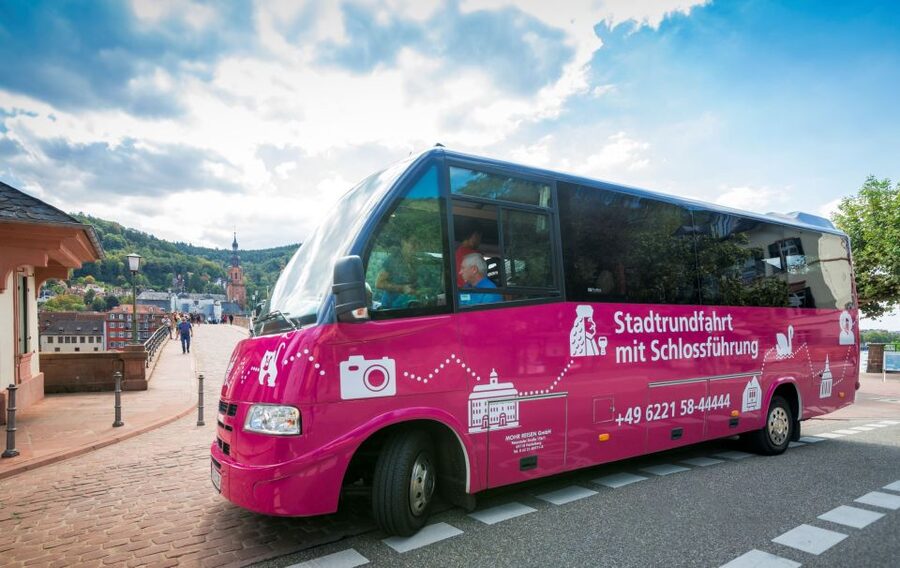 Heidelberg: Sightseeing Bus and Castle Tour - Seeing Heidelberg from the bus before the castle