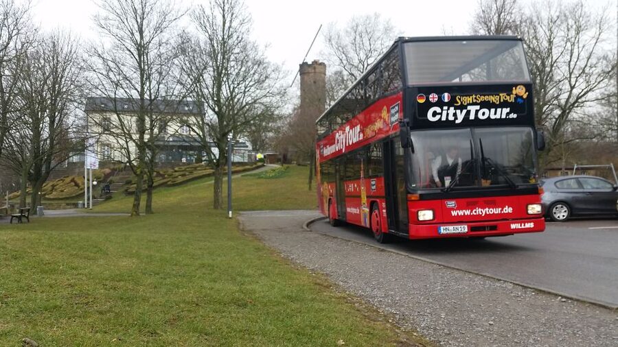 Heilbronn: 24h Hop-on Hop-off City Sightseeing Bus Tour - Seeing Heilbronn from the upper deck