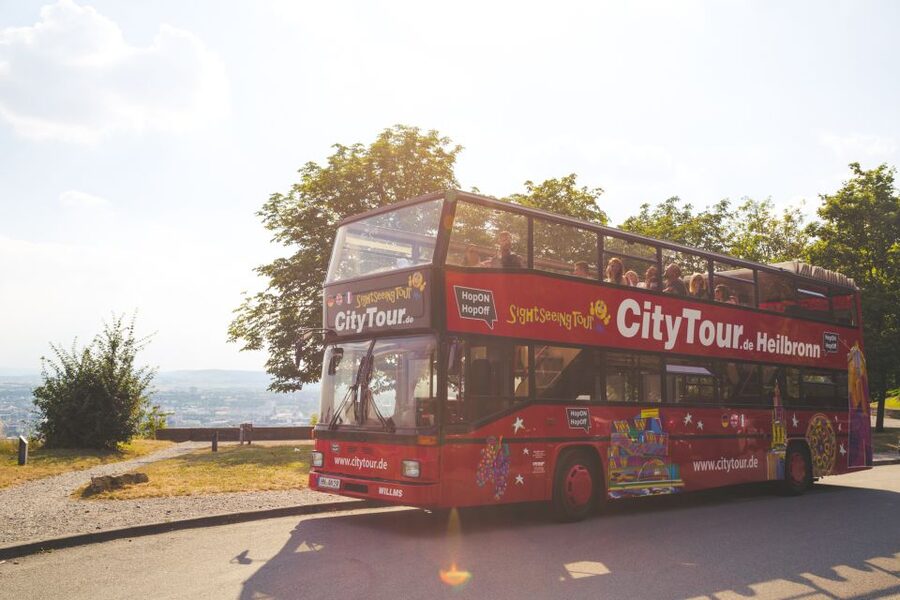 Heilbronn: 24h Hop-on Hop-off City Sightseeing Bus Tour - Wartberg restaurant and the vineyard view