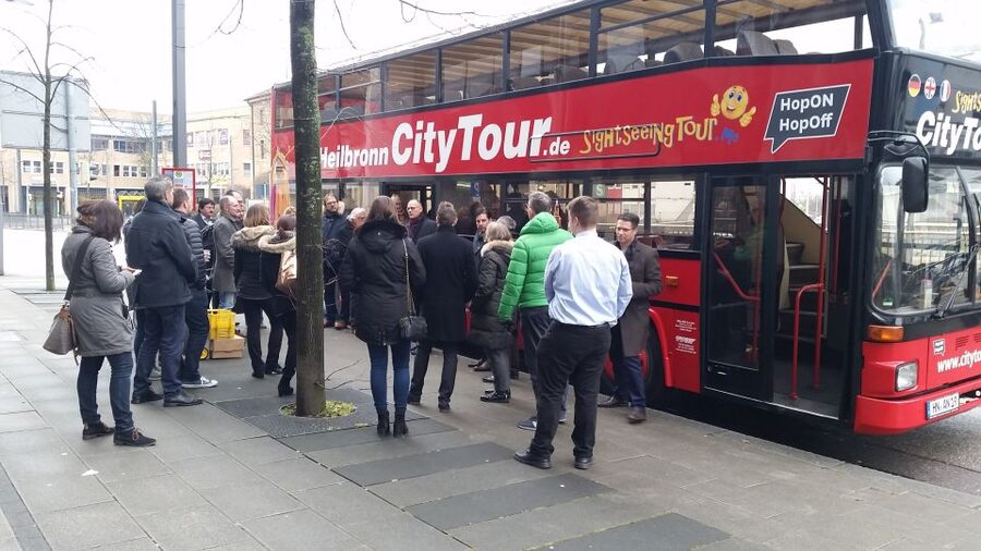 Heilbronn: 24h Hop-on Hop-off City Sightseeing Bus Tour - The city center, science, and shopping streets