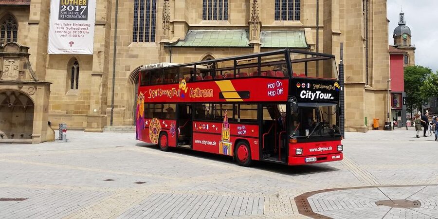 Heilbronn: 24h Hop-on Hop-off City Sightseeing Bus Tour - Stop 1 at the ibis Hotel