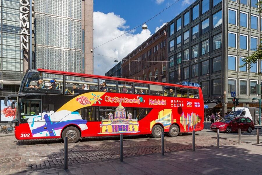 Helsinki: City Sightseeing Hop-On Hop-Off Bus Tour - What the bus is like in changing weather