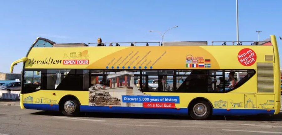 Heraklion: Hop-on Hop-off Open Top Bus Sightseeing Tour - Key points to know before you board