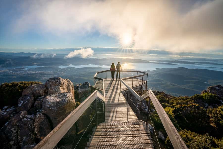 Hobart: Kunanyi/Mt Wellington Hop-on Hop-off Bus Pass - From Brooke Street Pier to the top of Hobart