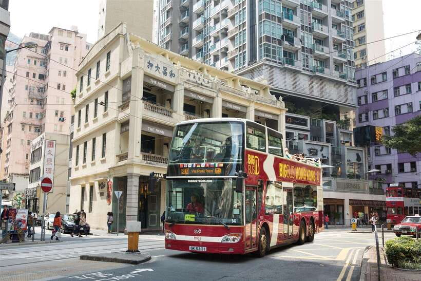 Hong Kong: Big Bus Hop-On Hop-Off Tour & Optional Peak Tram - Start with the Red Route around Hong Kong Island