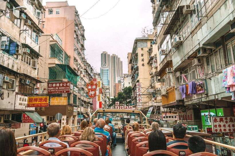 Hong Kong: Big Bus Hop-On Hop-Off Tour & Optional Peak Tram - See Kowloon by the Blue Route