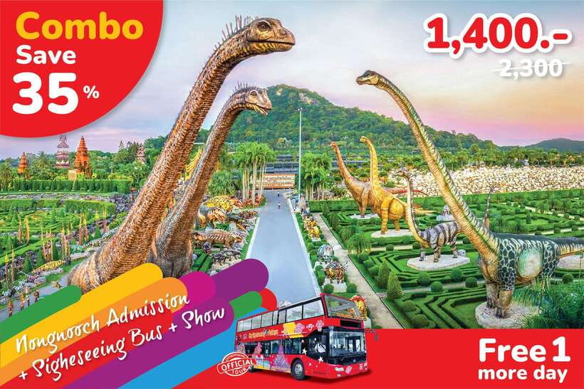 Hop-On Hop-Off Bus Tours and Nongnooch Pattaya Combo - What the Pattaya bus route is really good for