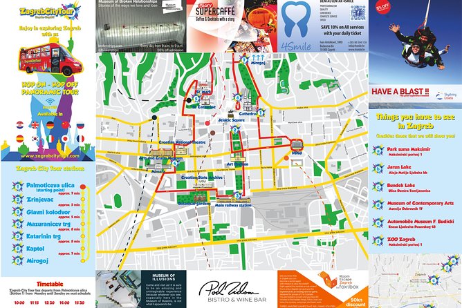 Hop On Hop Off Panoramic bus - Zagreb City Tour - The audio guide, driver, and onboard comfort