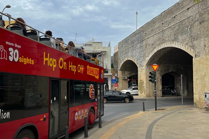 Hop-On Hop-Off Sightseeing Bus Tour in Heraklion - Taking the Ammoudara Beach route