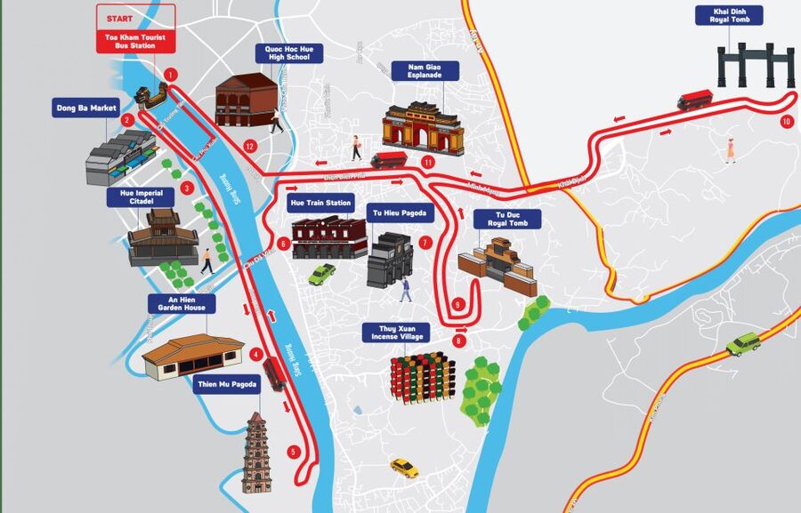 Hue: City Sightseeing Hop-On Hop-Off Bus Tour - Why this bus can be useful in Hue