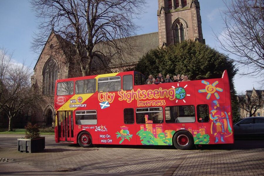 Inverness: City Sightseeing Hop-On Hop-Off Bus Tour - Bellfield Park and St. Andrews Cathedral