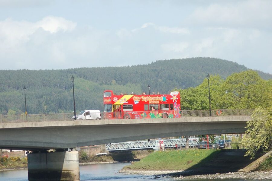 Inverness: City Sightseeing Hop-On Hop-Off Bus Tour - Bught Drive, the ice rink, and the western side
