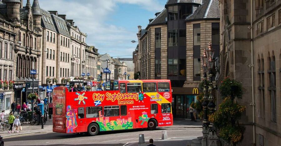 Inverness: City Sightseeing Hop-On Hop-Off Bus Tour - Telford Street, Inverness Castle, and Flora MacDonald