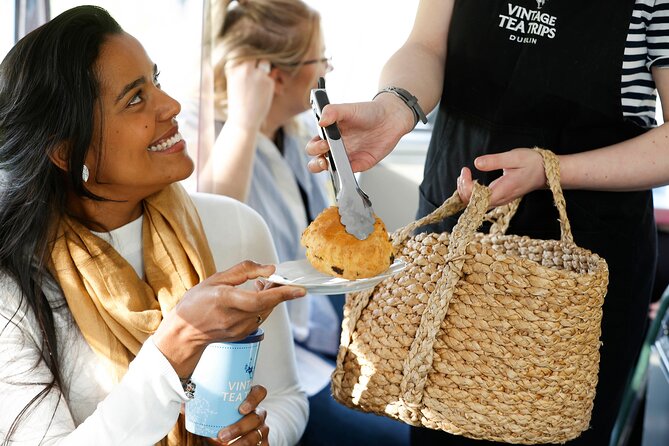 Irish Afternoon Tea on 1960s Vintage Bus in Dublin - Who will enjoy this most?