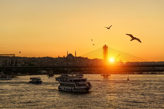 Istanbul Panoramic Evening Bus Tour - Crossing the Bosphorus Bridge between two continents