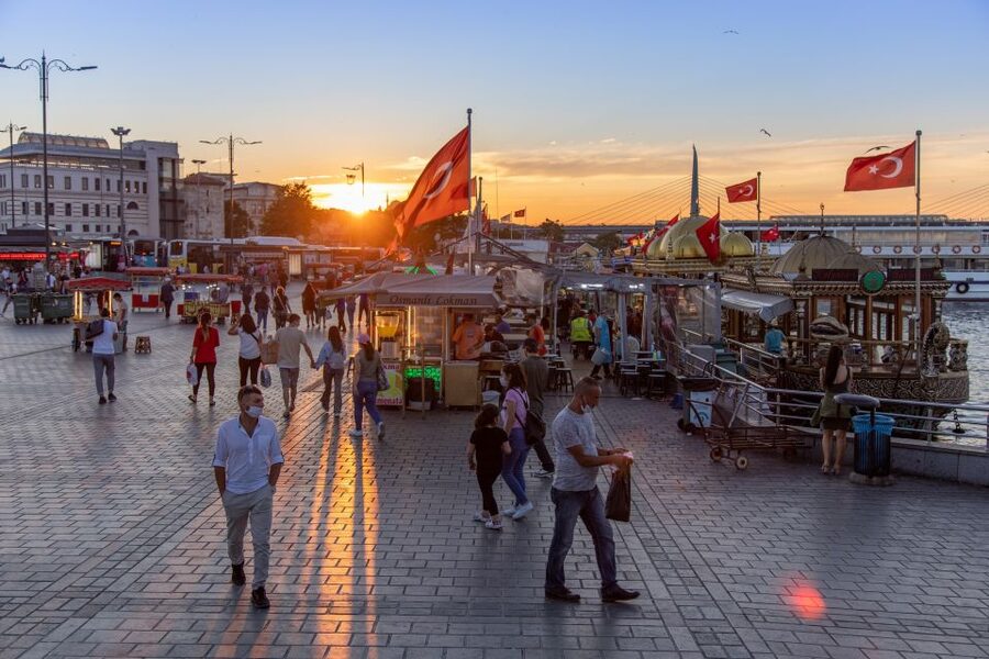 Istanbul: Two Continents Evening Bus Tour with Commentary - Galata Tower and Galataport bring the route into modern Istanbul