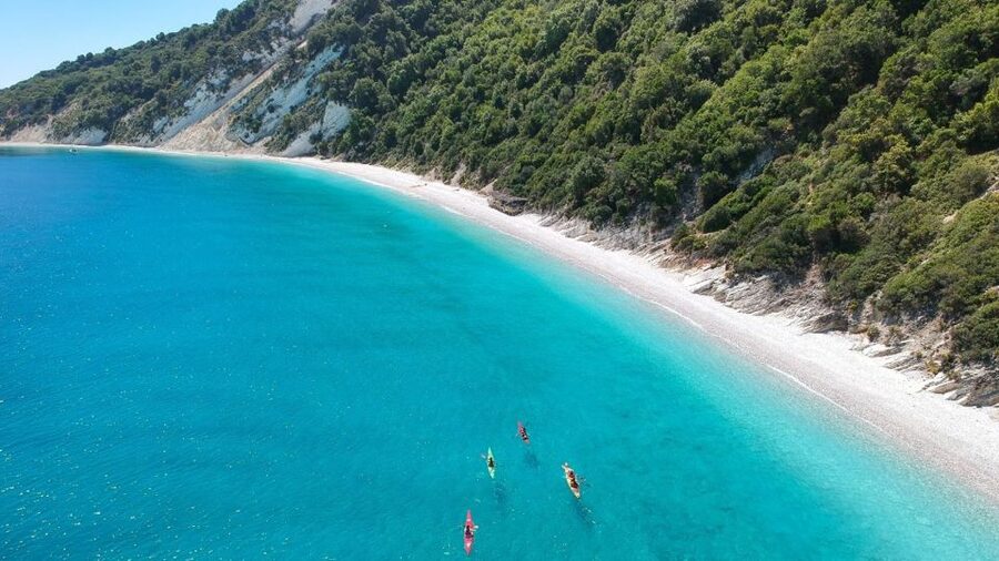 Ithaca Island Tour with Bus & Cruise with Swim Stops - Kioni, the prettiest port on the route