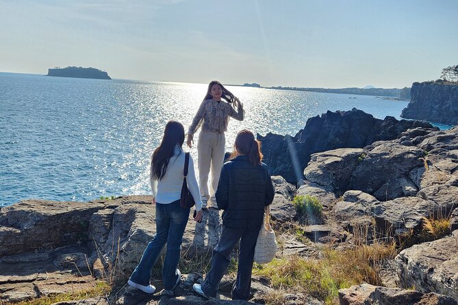 Jeju island Southern Unesco Mt.halla ONE day Bus Tour - Jusangjeolli Cliff, where lava forms stone pillars