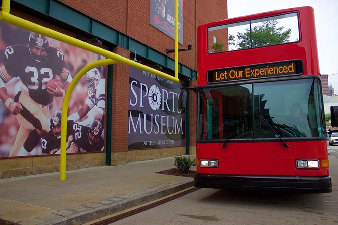 JUST THE TOUR - Double Decker bus sightseeing tour of Pittsburgh. - Sports and science along the North Shore