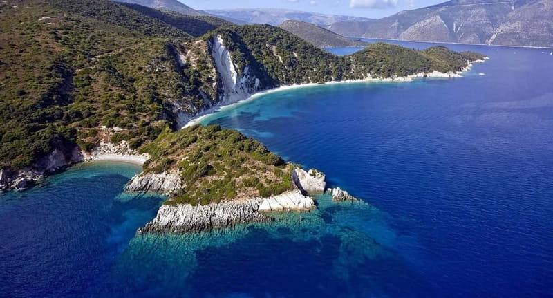 Kefalonia: Ithaca Island Day Tour with Bus & Boat Ride - The boat ride to Kioni and the swim stop