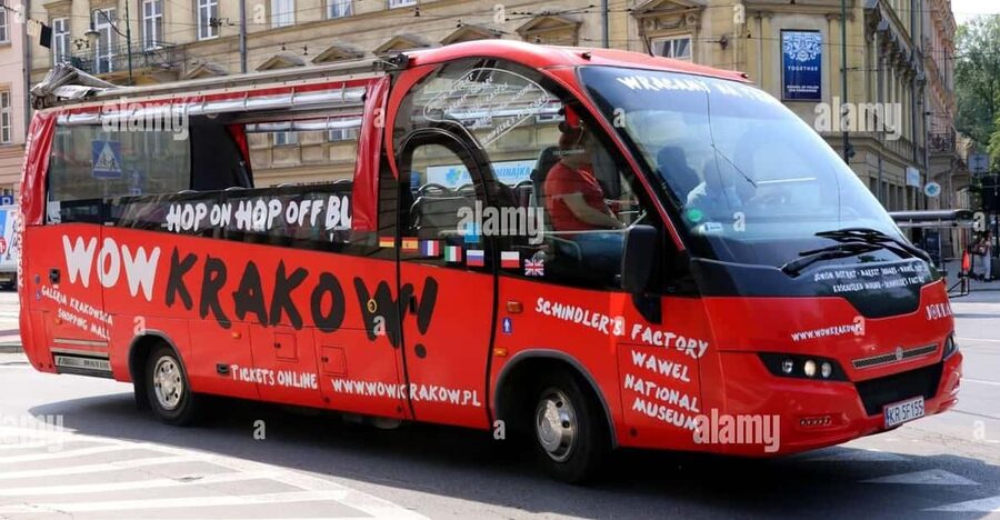 Krakow City SightSeeing hop on hop off bus and city game - The pickup concern you should take seriously