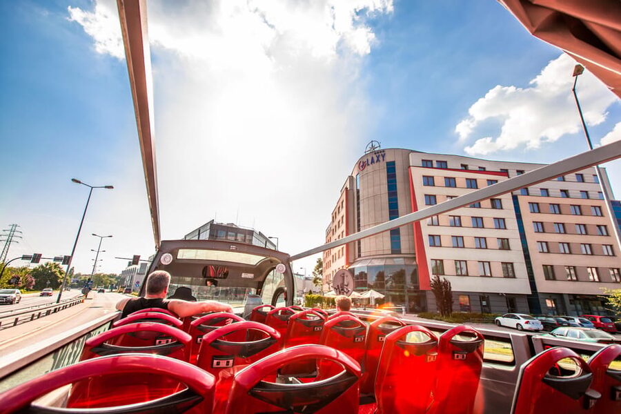 Krakow: Hop-On Hop-Off Bus Tour with Audio Guide - Bus comfort, stops, and waiting times