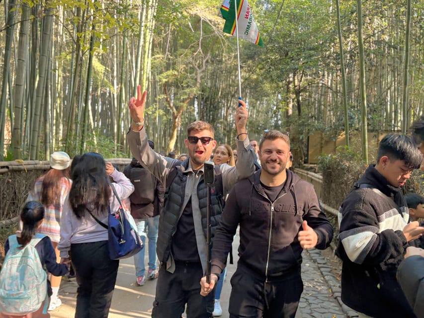 Kyoto: Fushimi Inari, Kinkakuji, Bamboo Grove 1 Day Bus Tour - Arashiyama brings lunch and a change of scenery