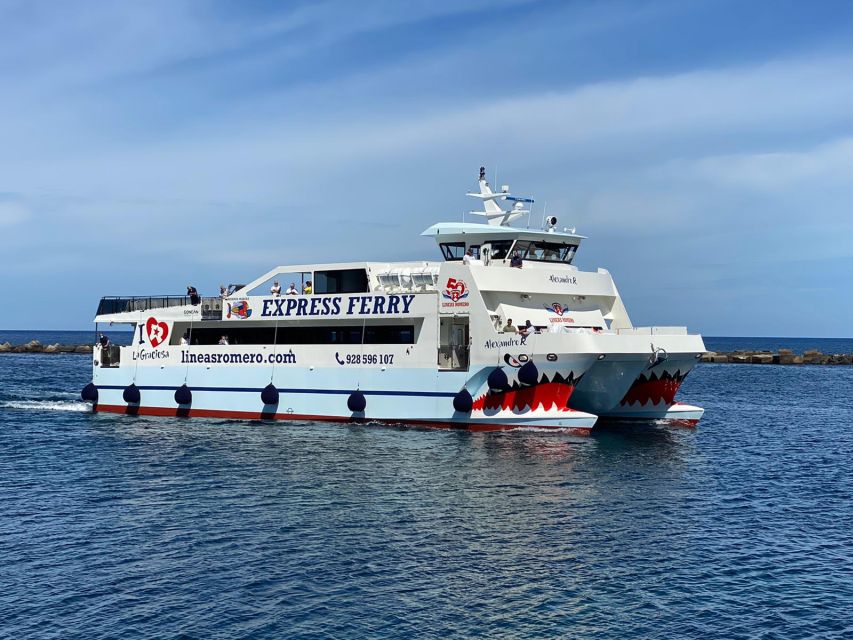Lanzarote: Return Ferry to La Graciosa with Bus Pickup - First impressions at Caleta de Sebo