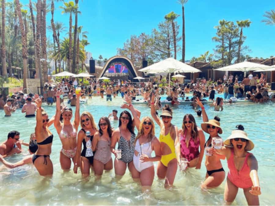 Las Vegas: Famous Pool Party Tour with Party Bus & Drinks - Two pool parties, not one long pool day
