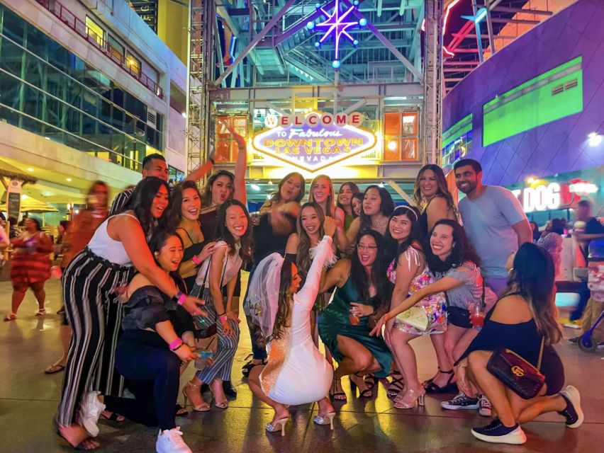 Las Vegas Fremont Street Bar Crawl (party bus add-on option) - Three hours, three Fremont Street stops